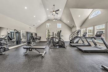 Gym fitness at Enclave Apartments, Midlothian